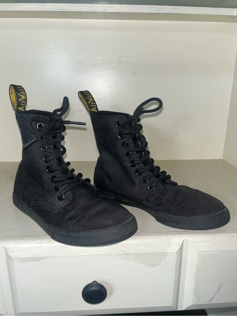 Dr. Martens Kid’s Junior Sheridan Canvas Boots Size 13